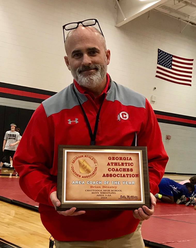Beasley Named Area Coach of the Year