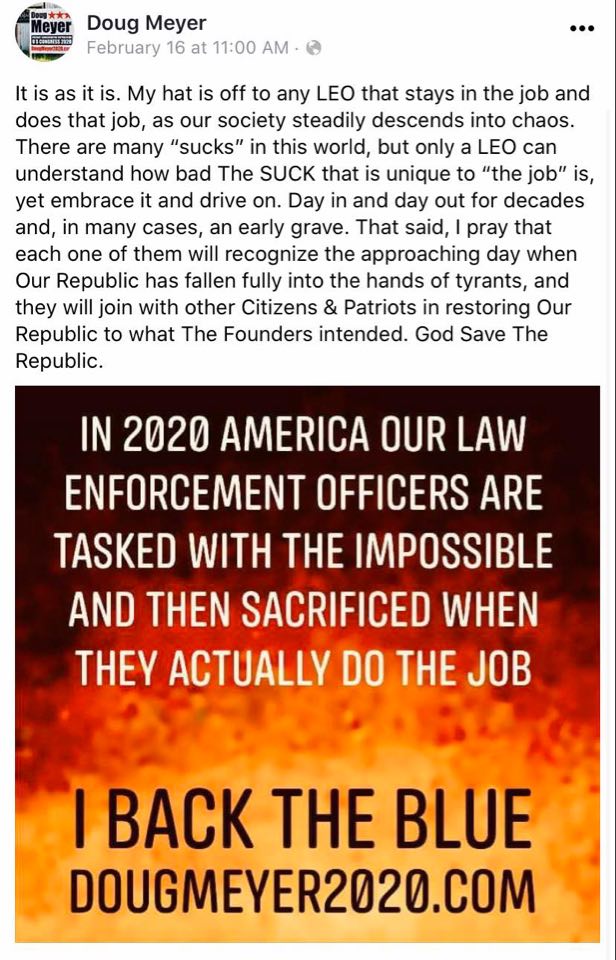 Fmr. Brooklet Police Chief Running for Congress • The Virtue