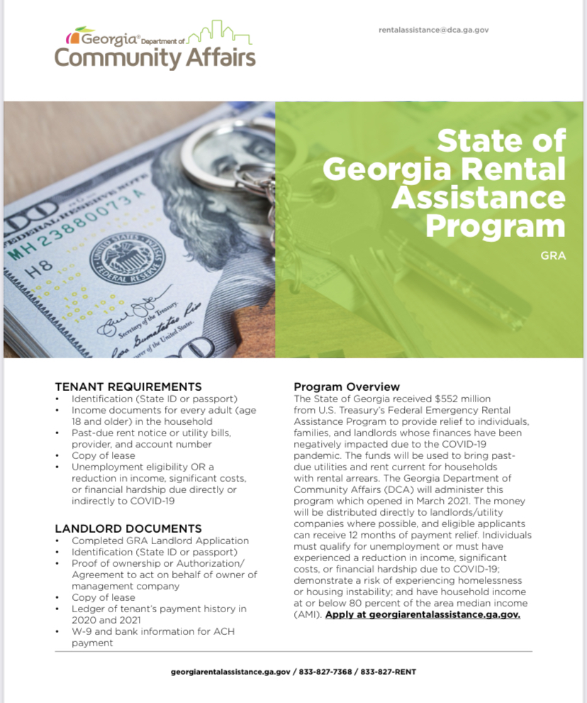 Rental Assistance Available