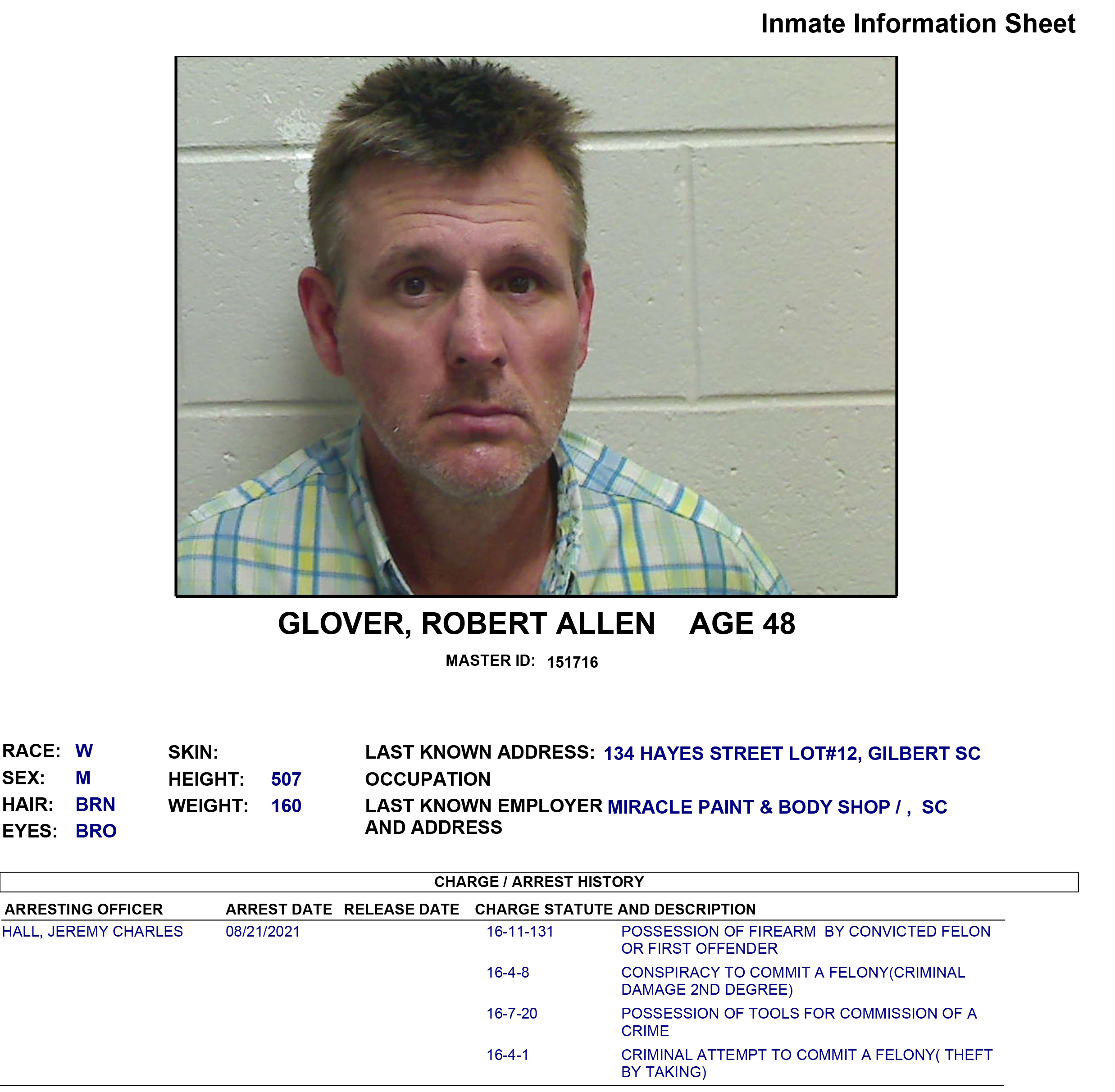 GLOVER, ROBERT ALLEN