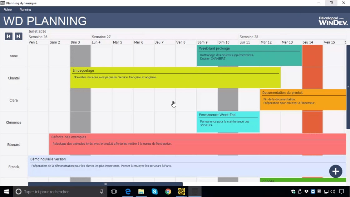 MEILLEUR TUTO GRATUIT WinDev 22 Niveau Expert Le champ planning