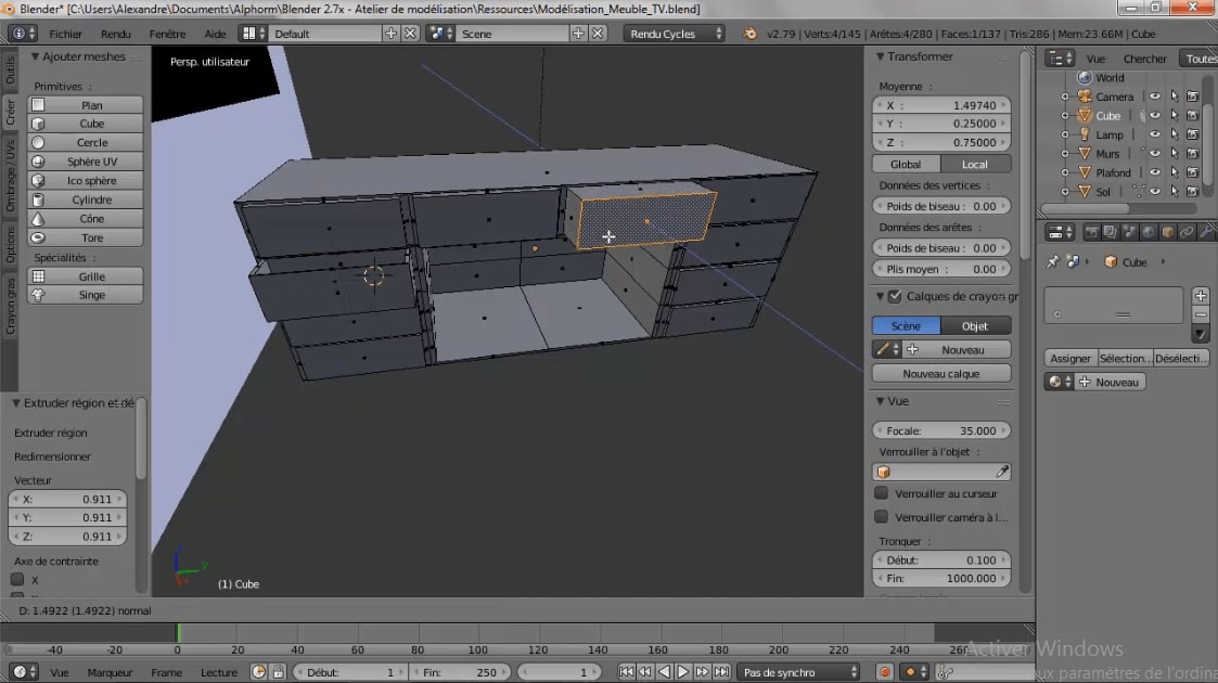 MEILLEUR TUTO GRATUIT Blender 2.7.x Atelier de