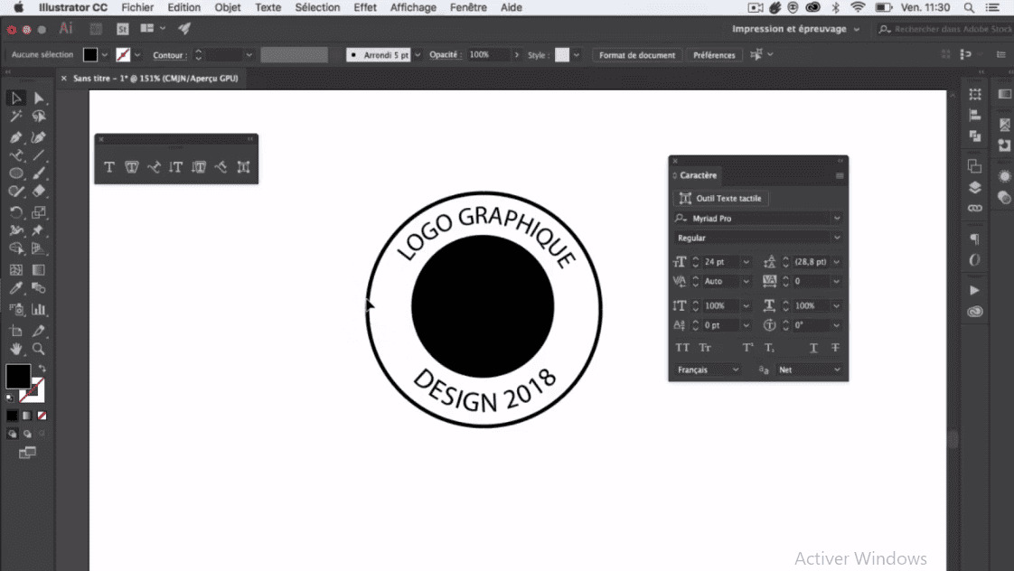 MEILLEUR TUTO GRATUIT Adobe Illustrator CC 2018 Techniques de base et