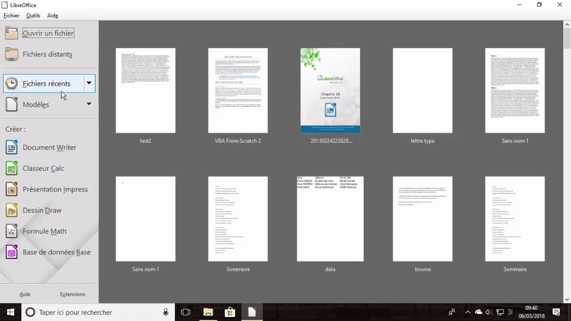 MEILLEUR TUTO GRATUIT LibreOffice Writer L'essentiel Accéder à toutes les applications de