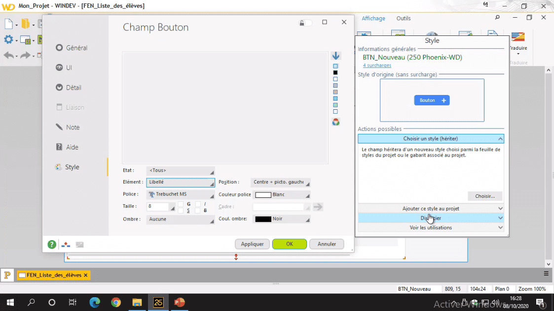 MEILLEUR TUTO GRATUIT WinDev 25 Les Fondamentaux Gérer les gabarits