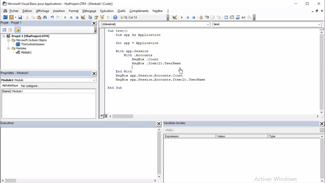 Outlook 2016 Basic Quick Reference