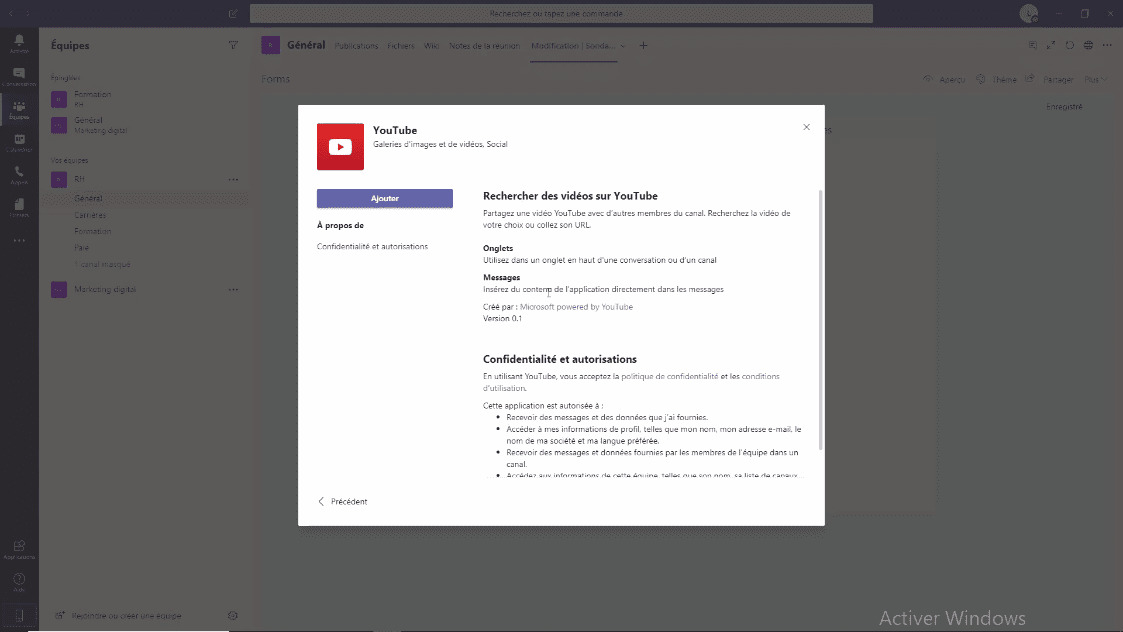 MEILLEUR TUTO GRATUIT Office 365 Microsoft Teams Ajouter