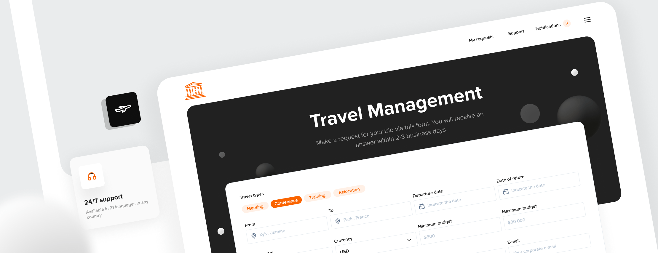 Travel Management System Built by Andersen for UNESCO