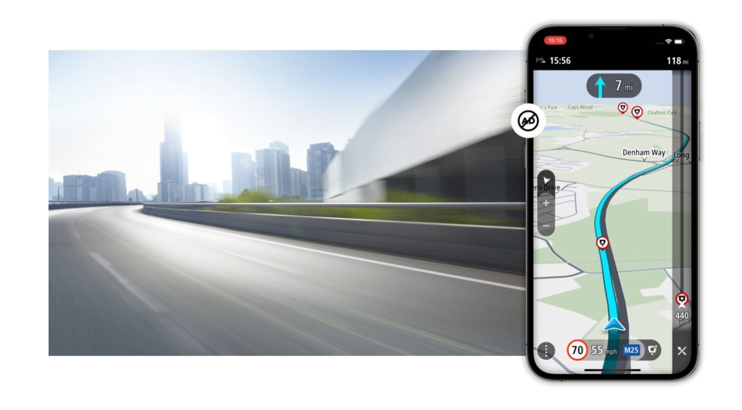 Diese Funktionen sind nicht in Google Maps aber sie sind in der