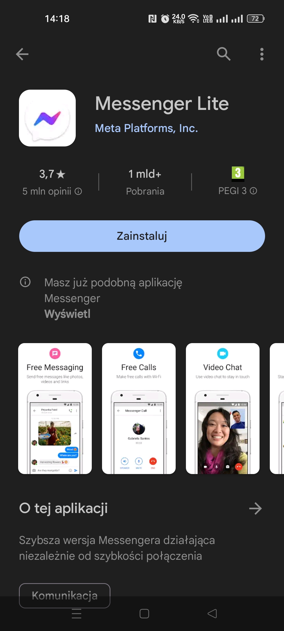 Messenger Lite jest już historią. Meta wyłączyła popularną wersję