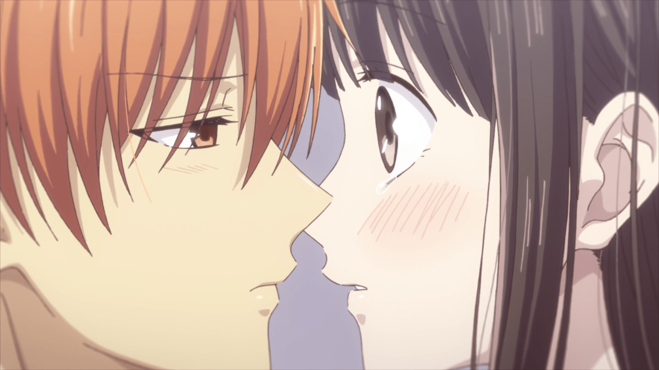 Fruits Basket Hatsuharu And Tohru Kiss