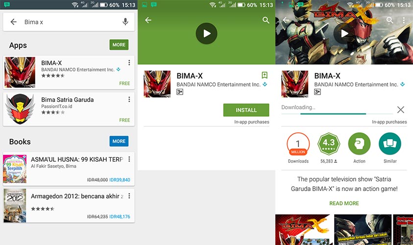 Review, Cheat, Guide Game Satria Garuda BimaX
