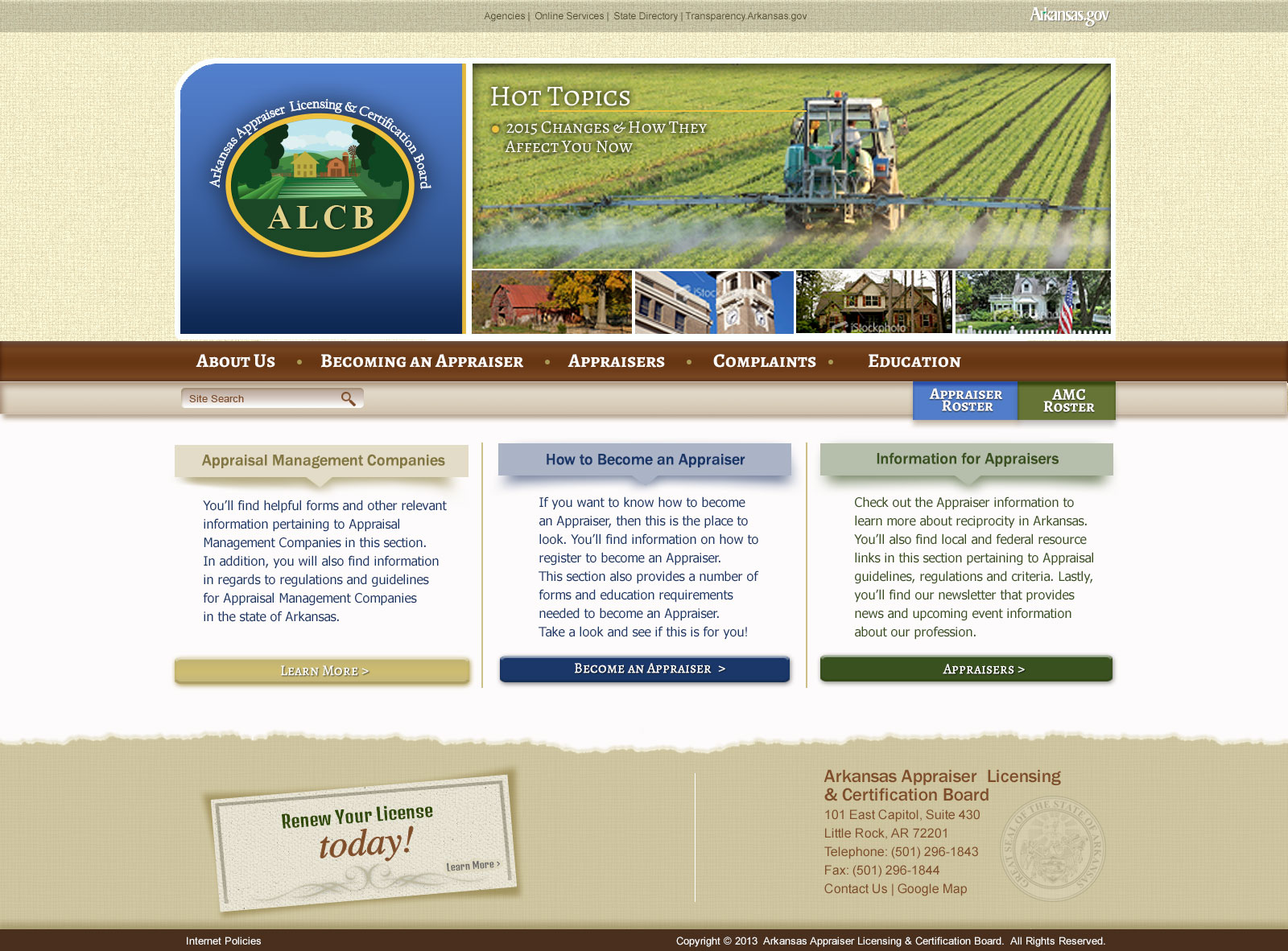 Arkansas Appraiser Licensing & Certification Board