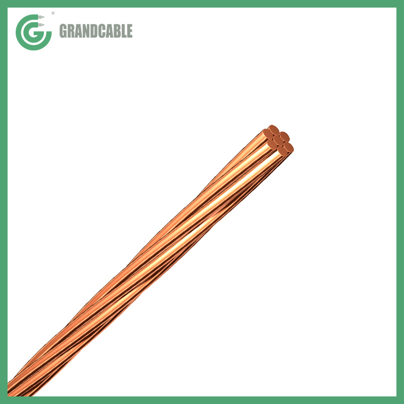 2 Soft Drawn Bare Copper Wire Stranded Conductor ASTM B8 arnoldcable