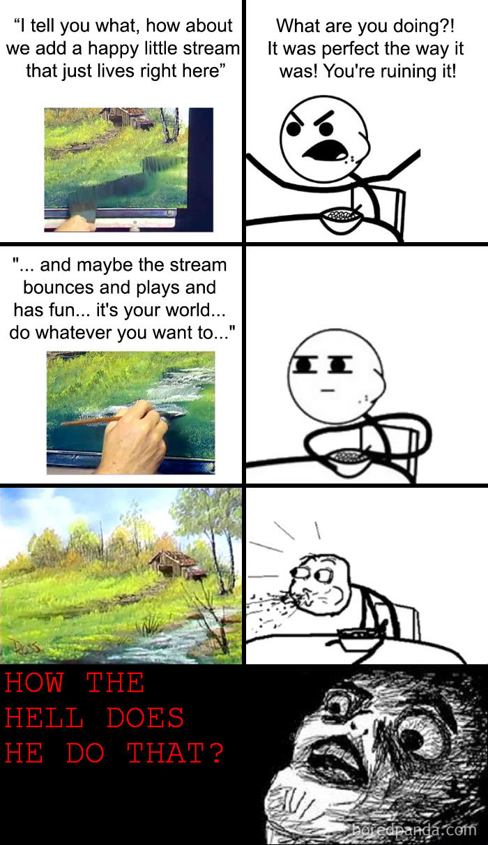 Because The Only Thing Better Than Bob Ross Are Memes About Bob Ross