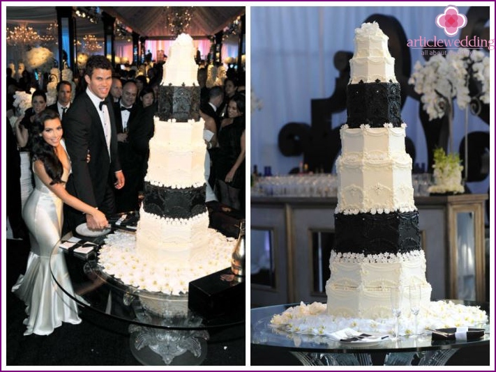 كعك الزفاف المشاهير صور الحلويات الأكثر تكلفة ومبتكرة