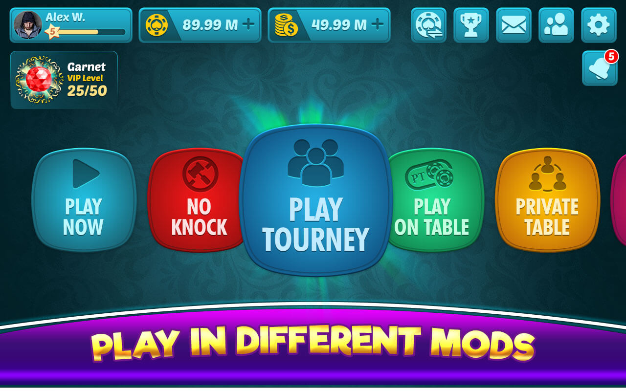 Tonk Multiplayer Online Gin Rummy Free Variation Card Game Artoongames