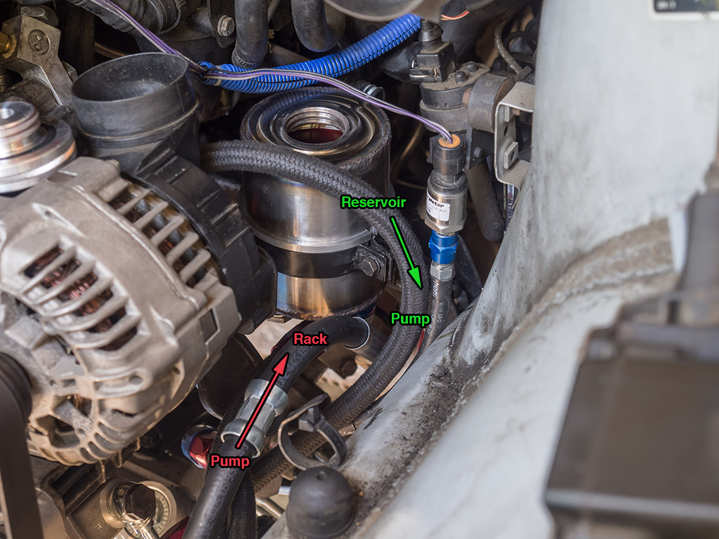 BMW E36 Power Steering Upgrade