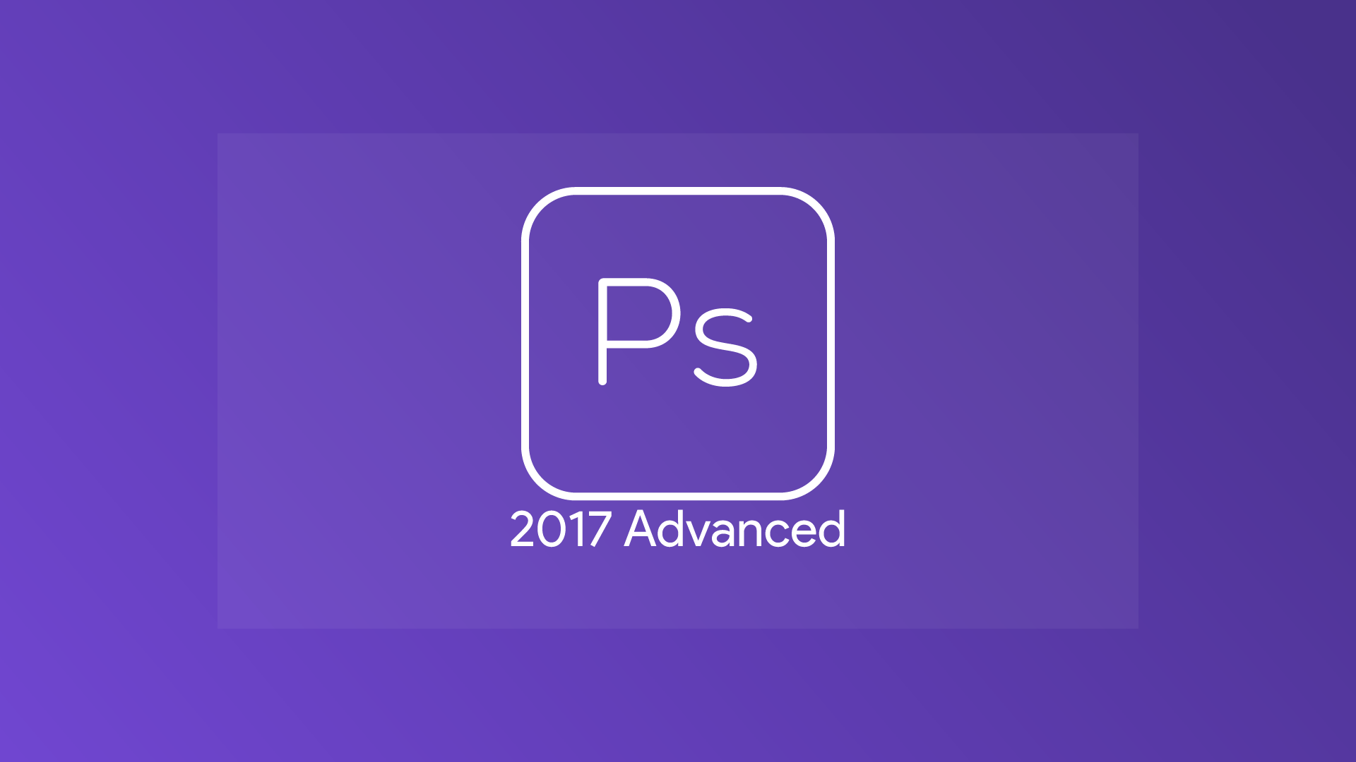 Photoshop CC 2017 Advanced Book Noble Desktop