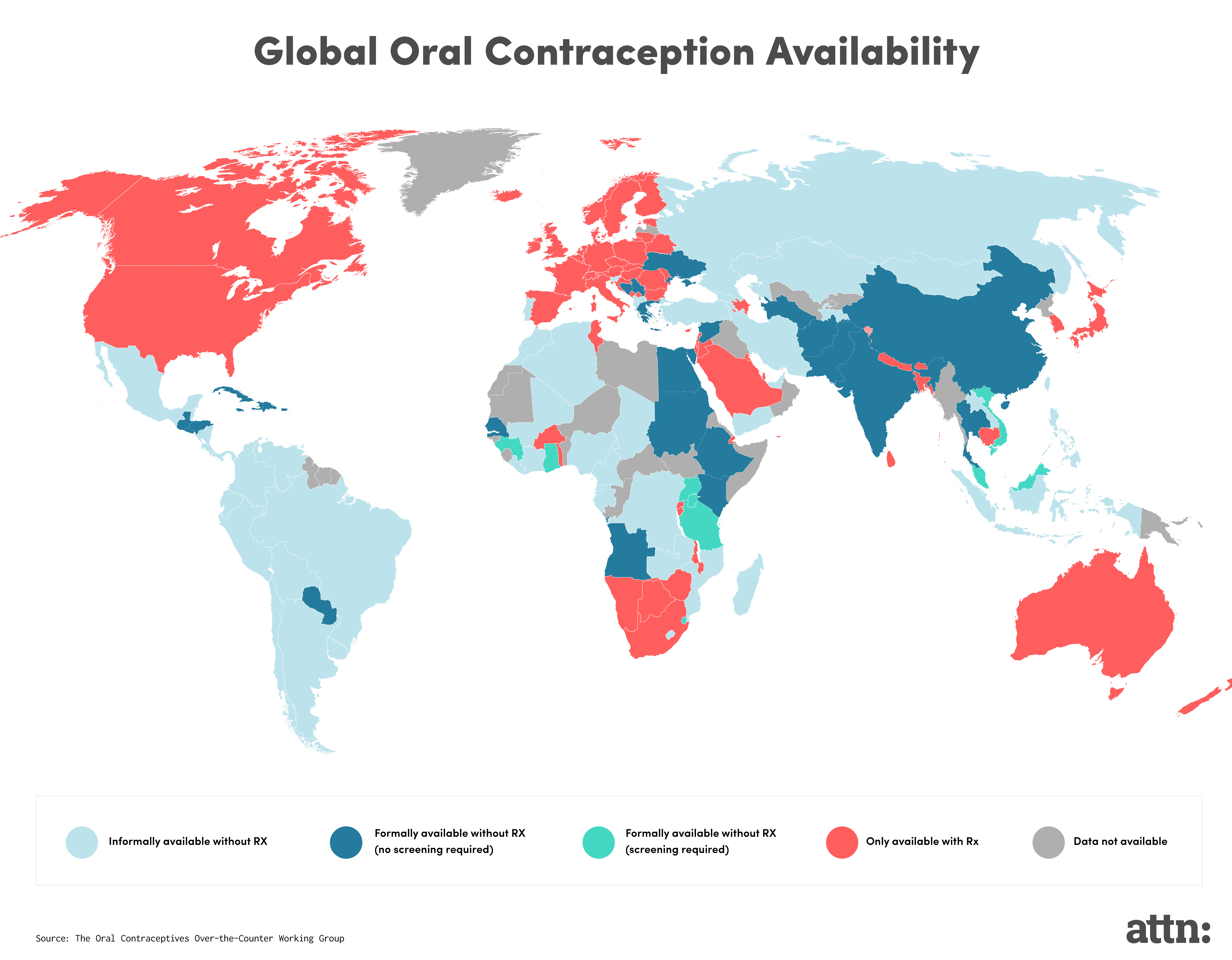 Countries With Better Birth Control Access Than U.S. ATTN