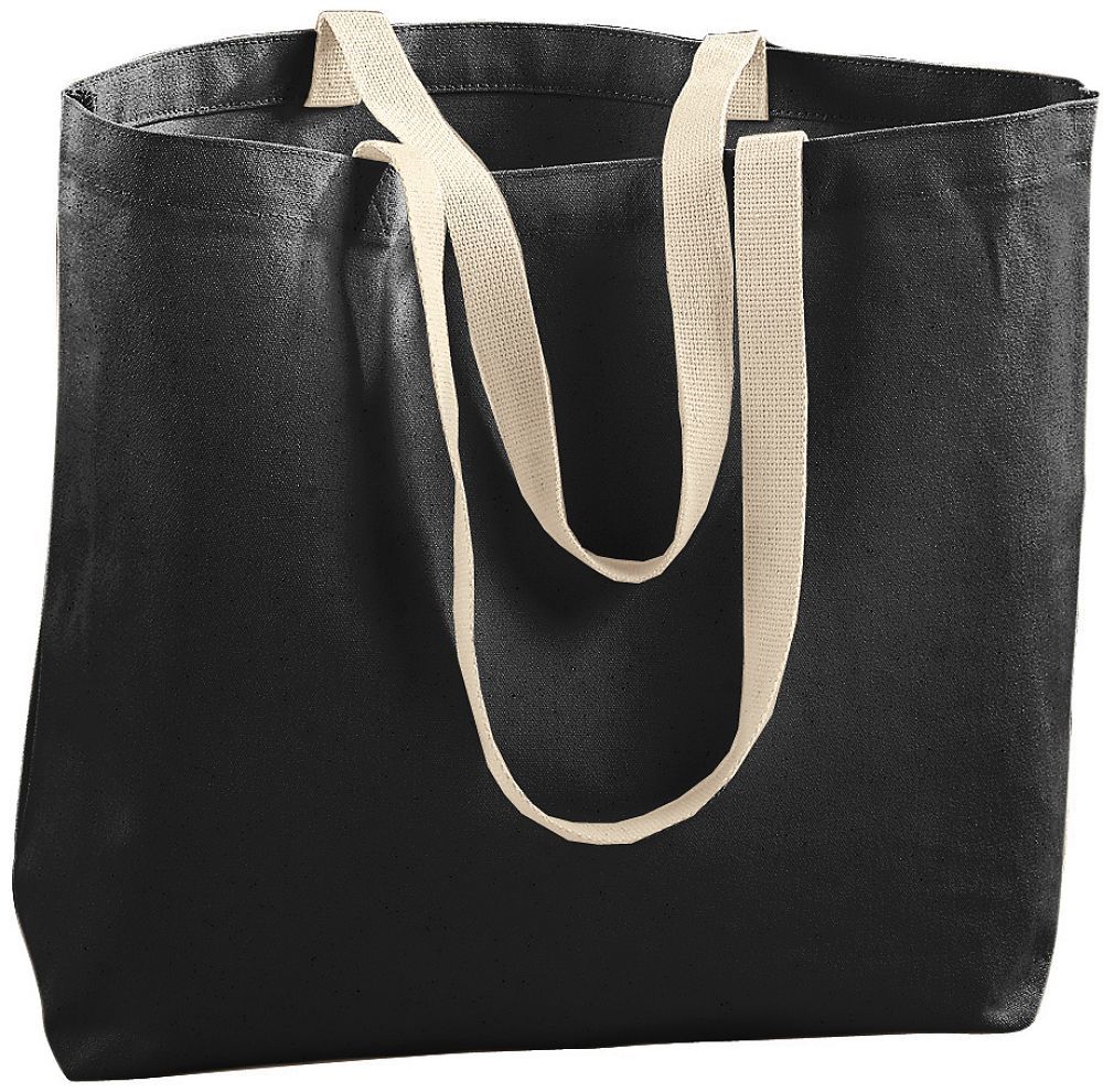 Jumbo Black Tote Bag