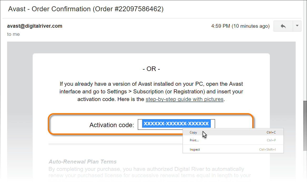 Ativação do Avast Security Suporte oficial da Avast