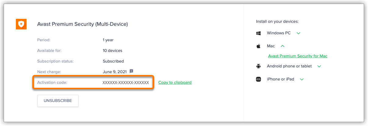 Como localizar o código de ativação do Avast Avast