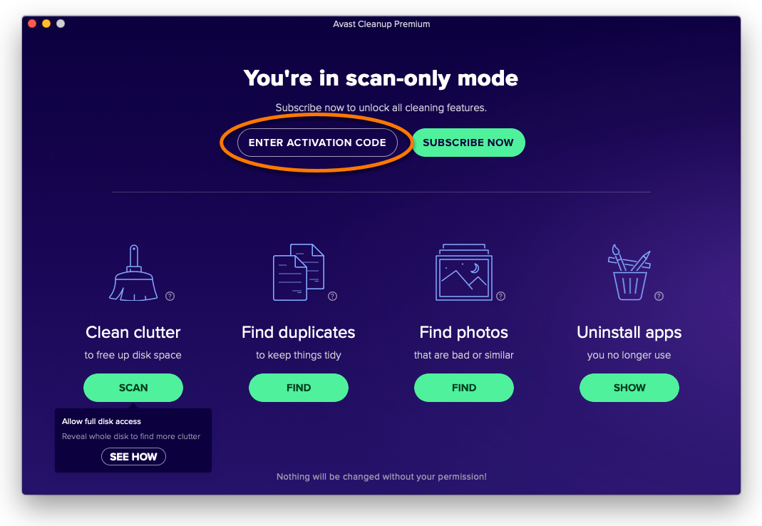 How to activate Avast Cleanup Premium Avast