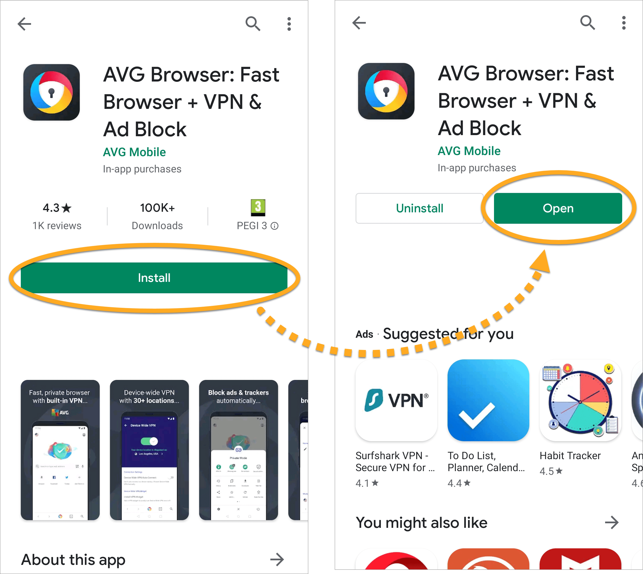 Cómo instalar AVG Secure Browser AVG