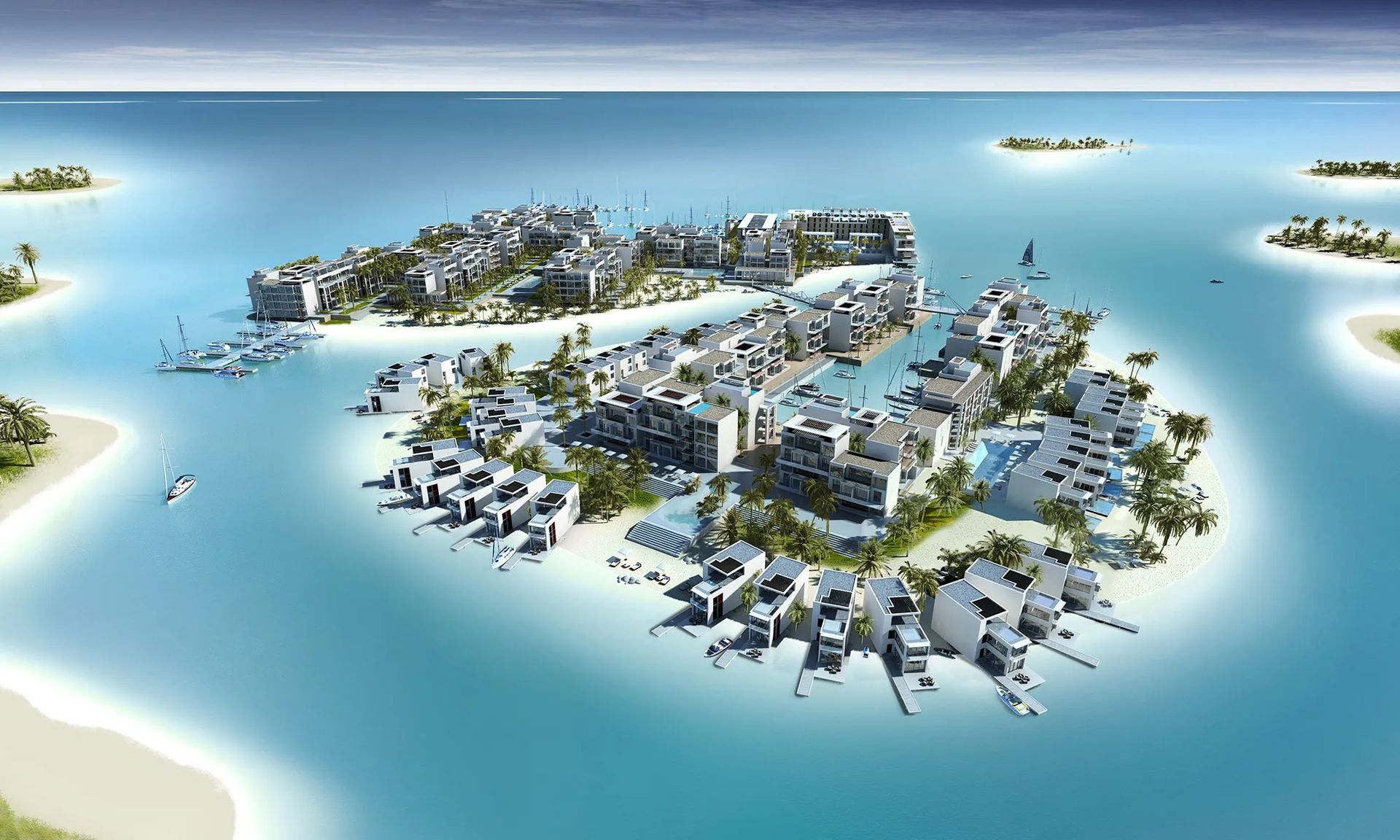 The World Islands, Dubai, VAE Preise, Beschreibungen, Immobilienarten
