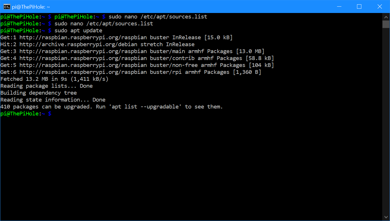 Adventures With A Raspberry Pi How to Update the OS on a Raspberry Pi