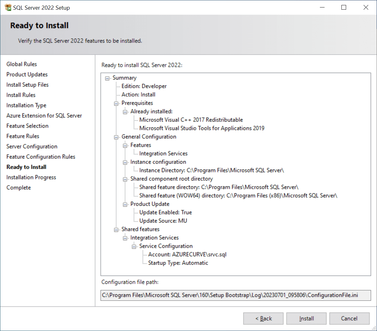 How To Install Microsoft SQL Server 2022: Install SQL Server