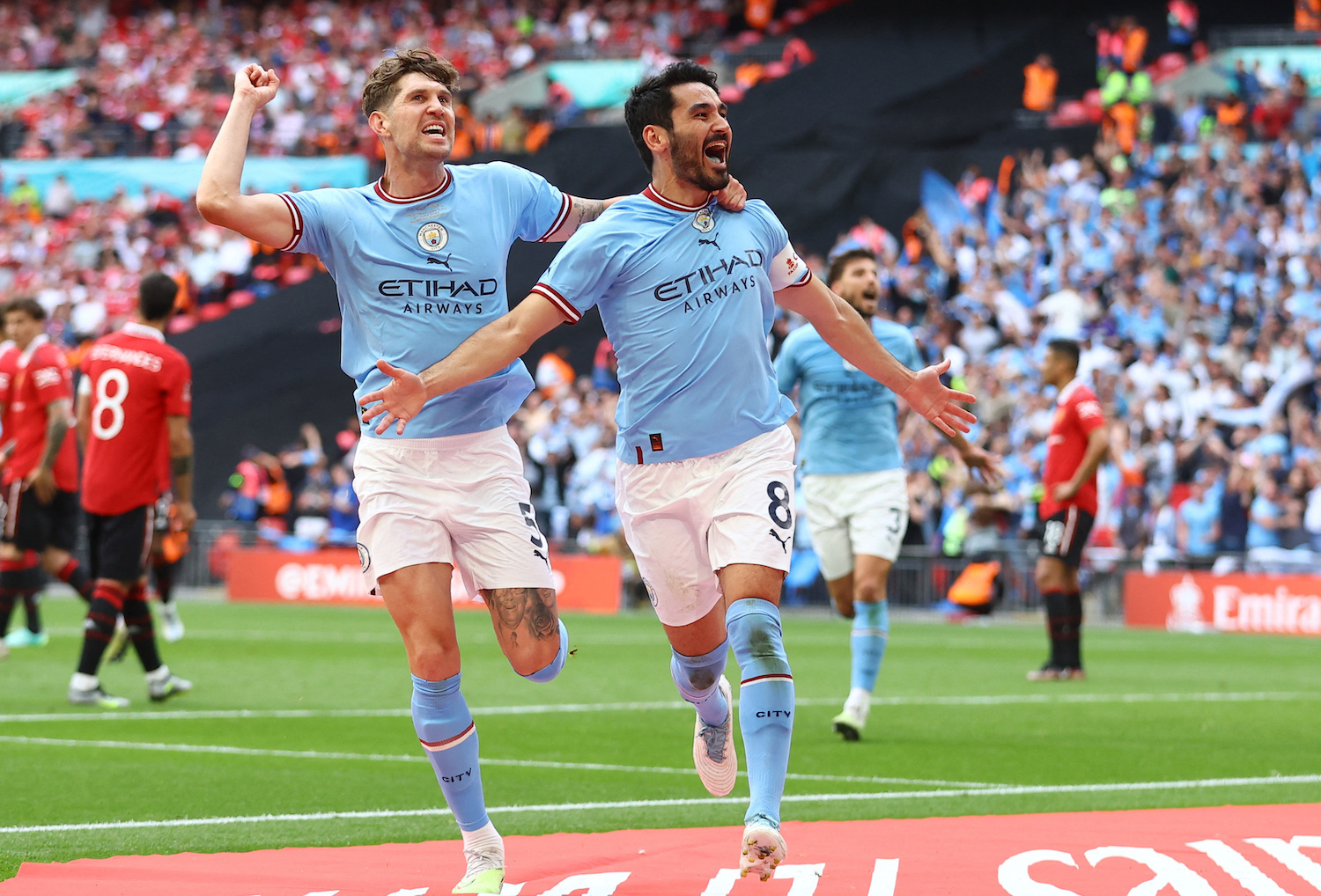 Bangkok Post Gundogan double seals FA Cup win for City