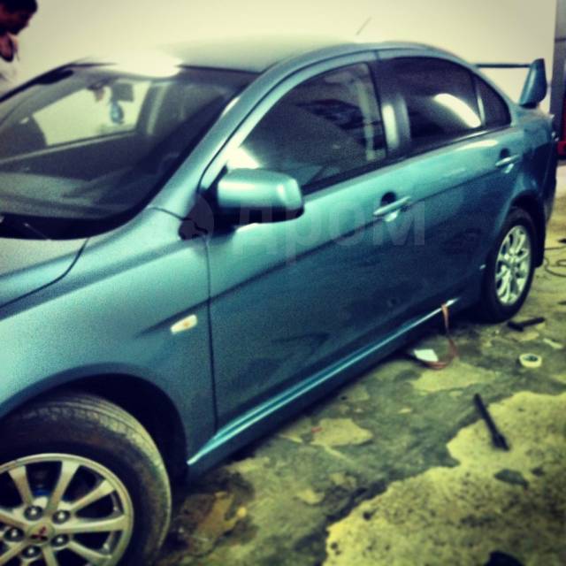 Купить Пороги в стиле Evolution X для Mitsubishi Lancer X (Комплект) в