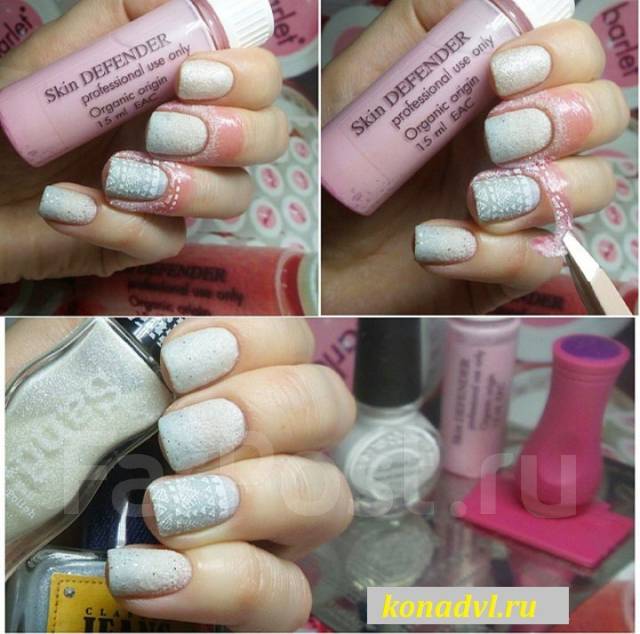 Skin Defender средство для защиты кутикулы и боковых валиков! Konad