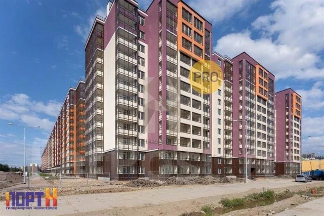 Двухкомнатная квартира с ремонтом от застройщика площадью 54 кв. м. 2