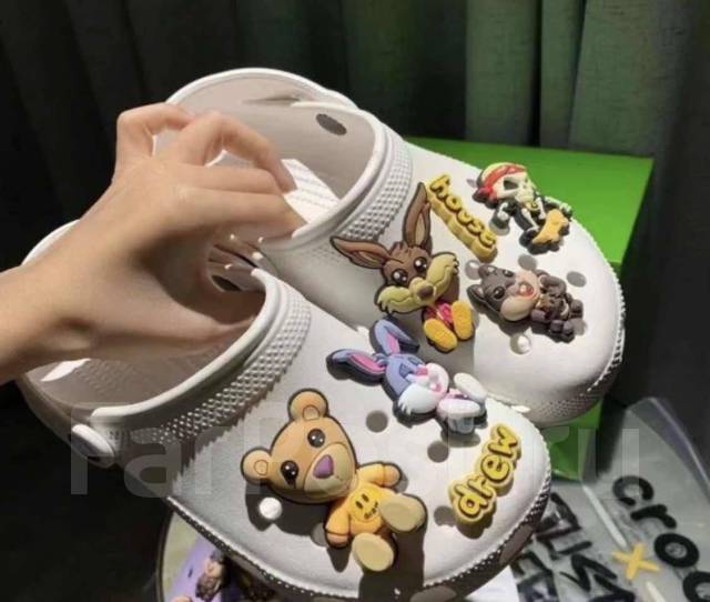 Сабо кроксы Crocs x justin bieber with drew оригинал, 35, 36, 37, 38, 39, 40, 41, 42, 43, лето