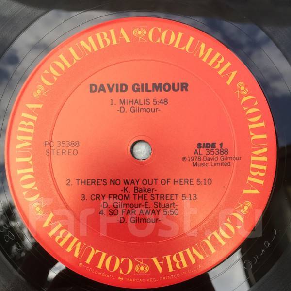 Винил David Gilmour "David Gilmour" 1978 USA в СПб Музыка, CD во