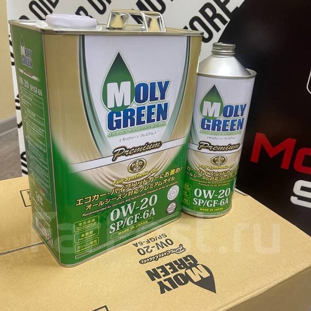 Моторное масло MOLY Green Premium 0W20 Бесплатная доставка Моторные масла во Владивостоке