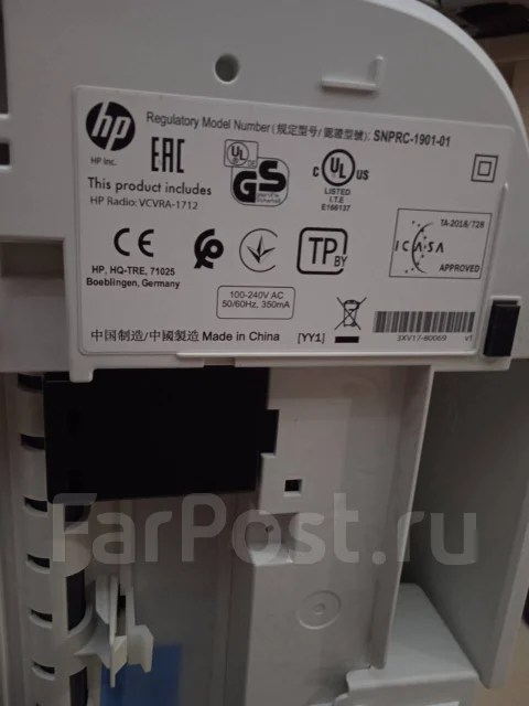 Принтер hp printer snprc-1901-01, б/у, в наличии. Цена: 4 000₽ во