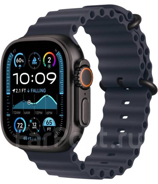 Apple Watch Ultra 2 Black 2024 49мм Ocean Band Blue. Магазин