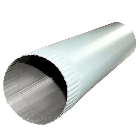 .024" x 4" x 10' Plain Round Painted Aluminum Downspout