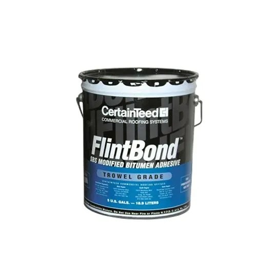 FlintBond Modified Bitumen Trowel Grade Adhesive 5 Gallon Pail