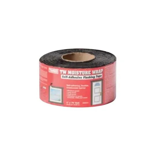 6" x 75' TW Moisture Wrap SelfAdhering Rubberized Asphalt Sheet
