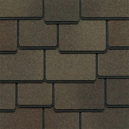 Gaf Woodland Castlewood Gray Gaf Woodland 25 Sq Ft Woodberry Brown