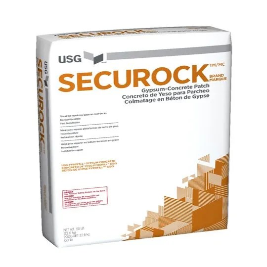 SecuRock® GypsumConcrete Patch 50 Lb. Bag