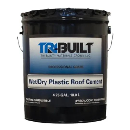 Wet/Dry Plastic Roof Cement Summer Grade