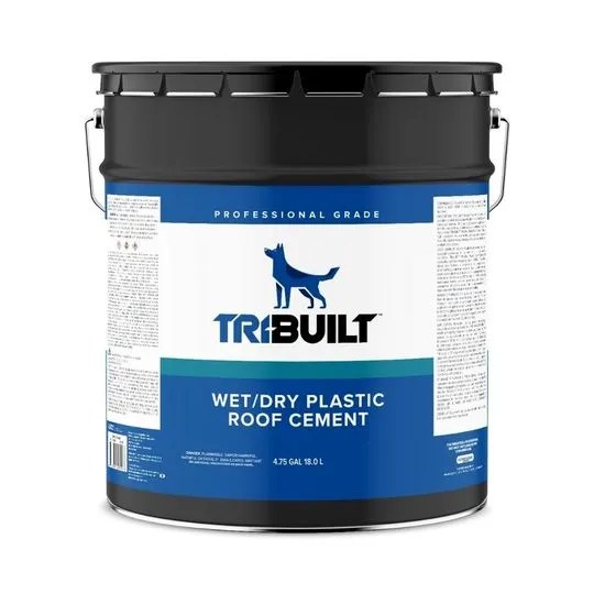 Wet/Dry Plastic Roof Cement Summer Grade