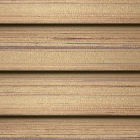 Monogram® Double 4" Clapboard Vinyl Siding Rough Cedar Finish