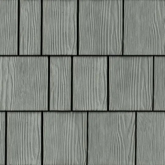 16" x 48" Straight Edge Random Square Fiber Cement Shakes Traditional
